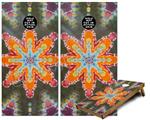 Cornhole Game Board Vinyl Skin Wrap Kit - Premium Laminated - Tie Dye Star 103 fits 24x48 game boards (GAMEBOARDS NOT INCLUDED)