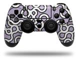 WraptorSkinz Skin compatible with Sony PS4 Dualshock Controller PlayStation 4 Original Slim and Pro Locknodes 03 Lavender (CONTROLLER NOT INCLUDED)