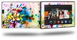 Floral Splash - Decal Style Skin fits 2013 Amazon Kindle Fire HD 7 inch