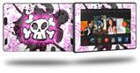 Cartoon Skull Pink - Decal Style Skin fits 2013 Amazon Kindle Fire HD 7 inch