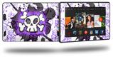 Cartoon Skull Purple - Decal Style Skin fits 2013 Amazon Kindle Fire HD 7 inch