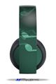 Vinyl Decal Skin Wrap compatible with Original Sony PlayStation 4 Gold Wireless Headphones Bokeh Music Seafoam Green (PS4 HEADPHONES  NOT INCLUDED)