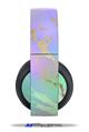 Vinyl Decal Skin Wrap compatible with Original Sony PlayStation 4 Gold Wireless Headphones Unicorn Bomb Gold and Green (PS4 HEADPHONES  NOT INCLUDED)