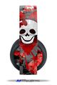 Vinyl Decal Skin Wrap compatible with Original Sony PlayStation 4 Gold Wireless Headphones Emo Skull Bones (PS4 HEADPHONES  NOT INCLUDED)