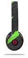 Skin Decal Wrap compatible with Beats Solo 2 WIRED Headphones Jagged Camo Neon Green (HEADPHONES NOT INCLUDED)