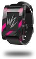 Jagged Camo Hot Pink - Decal Style Skin fits original Pebble Smart Watch (WATCH SOLD SEPARATELY)