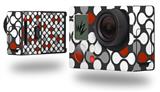 Locknodes 05 Red Dark - Decal Style Skin fits GoPro Hero 3+ Camera (GOPRO NOT INCLUDED)