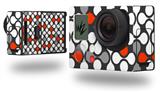 Locknodes 05 Red - Decal Style Skin fits GoPro Hero 3+ Camera (GOPRO NOT INCLUDED)