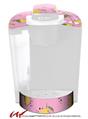 Decal Style Vinyl Skin compatible with Keurig K40 Elite Coffee Makers Lemon Pink (KEURIG NOT INCLUDED)
