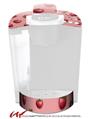 Decal Style Vinyl Skin compatible with Keurig K40 Elite Coffee Makers Strawberries on Pink (KEURIG NOT INCLUDED)