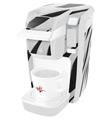 Decal Style Vinyl Skin compatible with Keurig K10 / K15 Mini Plus Coffee Makers Zebra Skin (KEURIG NOT INCLUDED)