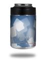 Skin Decal Wrap for Yeti Colster, Ozark Trail and RTIC Can Coolers - Bokeh Squared Blue (COOLER NOT INCLUDED)