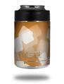 Skin Decal Wrap for Yeti Colster, Ozark Trail and RTIC Can Coolers - Bokeh Squared Orange (COOLER NOT INCLUDED)