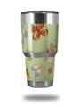 Skin Decal Wrap for Yeti Tumbler Rambler 30 oz Birds Butterflies and Flowers (TUMBLER NOT INCLUDED)
