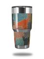 Skin Decal Wrap for Yeti Tumbler Rambler 30 oz Flowers Pattern 03 (TUMBLER NOT INCLUDED)