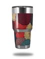 Skin Decal Wrap for Yeti Tumbler Rambler 30 oz Flowers Pattern 04 (TUMBLER NOT INCLUDED)
