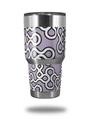 Skin Decal Wrap for Yeti Tumbler Rambler 30 oz Locknodes 03 Lavender (TUMBLER NOT INCLUDED)