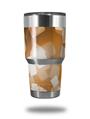 Skin Decal Wrap for Yeti Tumbler Rambler 30 oz Bokeh Squared Orange (TUMBLER NOT INCLUDED)