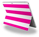 Psycho Stripes Hot Pink and White - Decal Style Vinyl Skin (fits Microsoft Surface Pro 4)