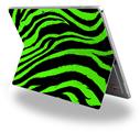 Zebra Green - Decal Style Vinyl Skin (fits Microsoft Surface Pro 4)