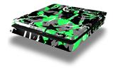 Vinyl Decal Skin Wrap compatible with Sony PlayStation 4 Slim Console SceneKid Green (PS4 NOT INCLUDED)