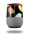 Decal Style Skin Wrap for Google Home Original - Plain Leaves On Black (GOOGLE HOME NOT INCLUDED)