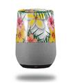 Decal Style Skin Wrap for Google Home Original - Beach Flowers 02 White (GOOGLE HOME NOT INCLUDED)