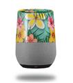 Decal Style Skin Wrap for Google Home Original - Beach Flowers 02 Seafoam Green (GOOGLE HOME NOT INCLUDED)