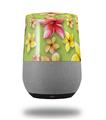 Decal Style Skin Wrap for Google Home Original - Beach Flowers Sage Green (GOOGLE HOME NOT INCLUDED)