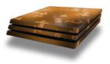 Vinyl Decal Skin Wrap compatible with Sony PlayStation 4 Pro Console Bokeh Butterflies Orange (PS4 NOT INCLUDED)