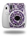 WraptorSkinz Skin Decal Wrap compatible with Fujifilm Mini 8 Camera Splatter Girly Skull Purple (CAMERA NOT INCLUDED)