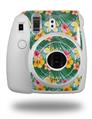 WraptorSkinz Skin Decal Wrap compatible with Fujifilm Mini 8 Camera Beach Flowers 02 Seafoam Green (CAMERA NOT INCLUDED)