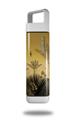 Skin Decal Wrap for Clean Bottle Square Titan Plastic 25oz Summer Palm Trees (BOTTLE NOT INCLUDED)