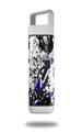 Skin Decal Wrap for Clean Bottle Square Titan Plastic 25oz Baja 0018 Blue Royal (BOTTLE NOT INCLUDED)