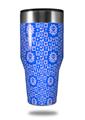 Skin Decal Wrap for Walmart Ozark Trail Tumblers 40oz Gothic Punk Pattern Blue (TUMBLER NOT INCLUDED) by WraptorSkinz