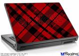 Laptop Skin (Large) - Red Plaid