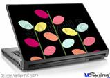 Laptop Skin (Large) - Plain Leaves On Black