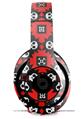 WraptorSkinz Skin Decal Wrap compatible with Beats Studio 2 and 3 Wired and Wireless Headphones Goth Punk Skulls Skin Only (HEADPHONES NOT INCLUDED)