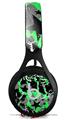 WraptorSkinz Skin Decal Wrap compatible with Beats EP Headphones SceneKid Green Skin Only HEADPHONES NOT INCLUDED