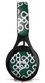 WraptorSkinz Skin Decal Wrap compatible with Beats EP Headphones Locknodes 03 Hunter Green Skin Only HEADPHONES NOT INCLUDED