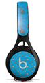 WraptorSkinz Skin Decal Wrap compatible with Beats EP Headphones Sea Shells 02 Blue Medium Skin Only HEADPHONES NOT INCLUDED
