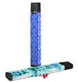 Skin Decal Wrap 2 Pack for Juul Vapes Gothic Punk Pattern Blue JUUL NOT INCLUDED
