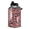 Skin Decal Wrap for 2017 RTIC One Gallon Jug Folder Doodles Pink (Jug NOT INCLUDED) by WraptorSkinz