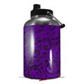Skin Decal Wrap for 2017 RTIC One Gallon Jug Folder Doodles Purple (Jug NOT INCLUDED) by WraptorSkinz