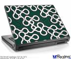 Laptop Skin (Small) - Locknodes 03 Hunter Green