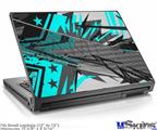 Laptop Skin (Small) - Baja 0032 Neon Teal