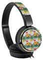 Decal style Skin Wrap for Sony MDR ZX110 Headphones Beach Flowers 02 White (HEADPHONES NOT INCLUDED)