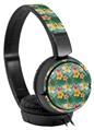 Decal style Skin Wrap for Sony MDR ZX110 Headphones Beach Flowers 02 Seafoam Green (HEADPHONES NOT INCLUDED)