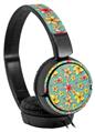 Decal style Skin Wrap for Sony MDR ZX110 Headphones Beach Flowers Seafoam Green (HEADPHONES NOT INCLUDED)