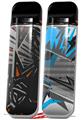 Skin Decal Wrap 2 Pack for Smok Novo v1 Baja 0023 Orange Burnt VAPE NOT INCLUDED